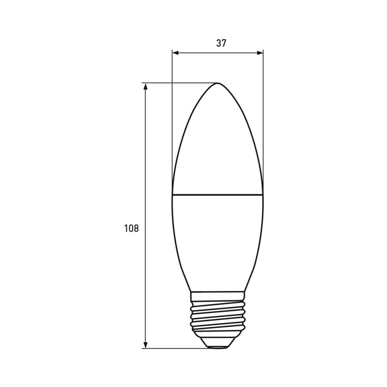 Лампочка Eurolamp ECO "Р" CL 10W 1000 lm E14 4000K (LED-CL-10144(P)) - фото 3