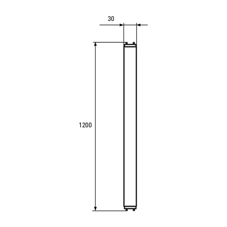 Лампочка Eurolamp Линейная светодиодная лампа EUROLAMP стекло 18W G13 (T8) 4000K 220V (LED-T8-18W/4000(скло)) - фото 3