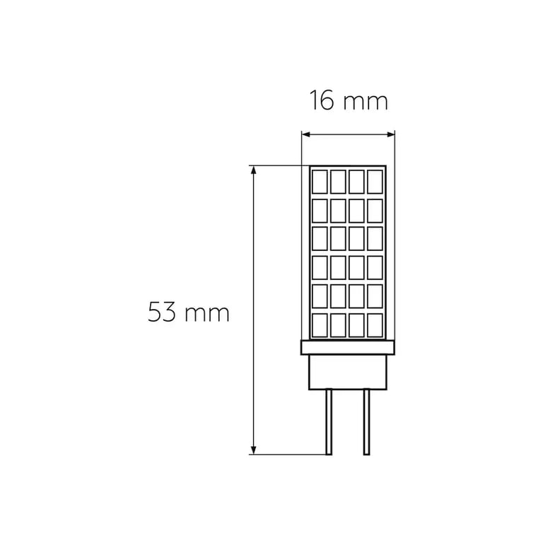 Лампочка Eurolamp Светодиодная капсульная лампа EUROLAMP LED силикон G4 5W 500Lm 400 (LED-G4-0540(12)) - фото 3