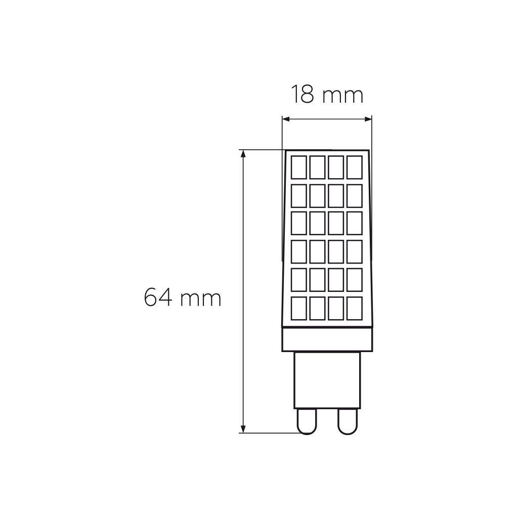 Лампочка Eurolamp LED G9 6W 600Lm 4000K (LED-G9-0640(220)) - фото 3 Лампочка Eurolamp LED G9 6W 600Lm 4000K (LED-G9-0640(220)) - фото 3