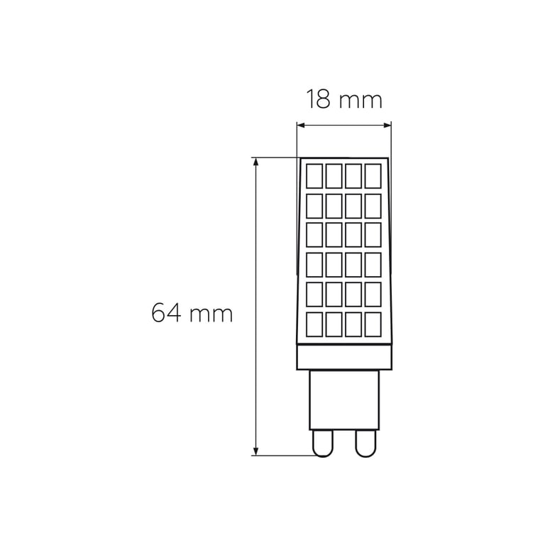 Лампочка Eurolamp LED G9 6W 600Lm 4000K (LED-G9-0640(220)) - фото 3