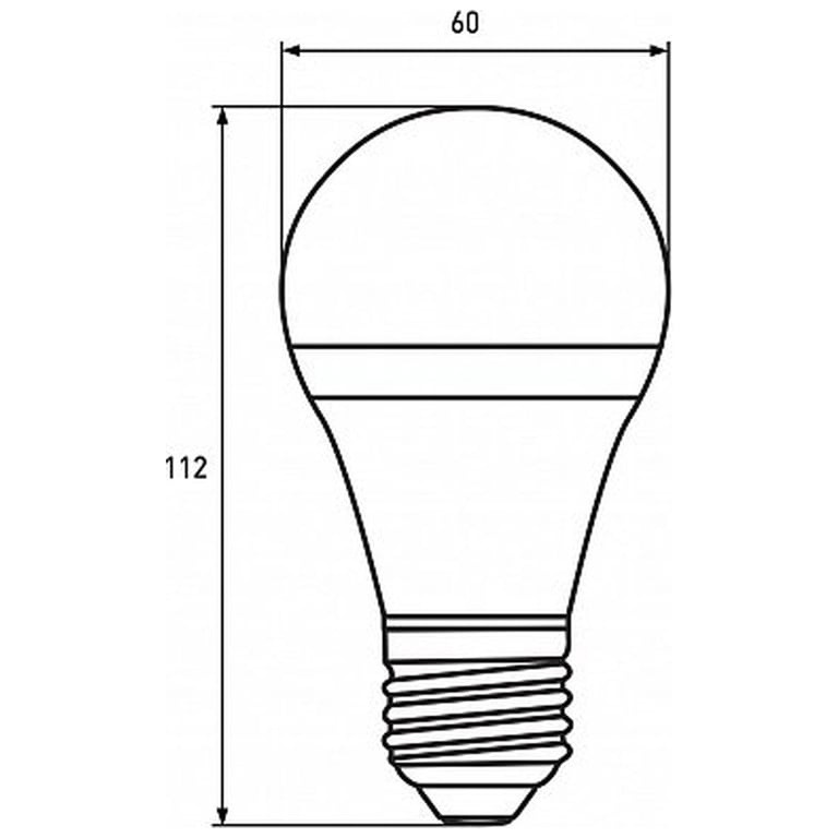 Лампочка Eurolamp LED А60 800 Lm E27 4000K 2шт (MLP-LED-A60-08274(Amber)new) - фото 3