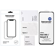 Скло захисне BeCover Infinix Smart 9 (X6532) 10D Black (712711) - фото 3