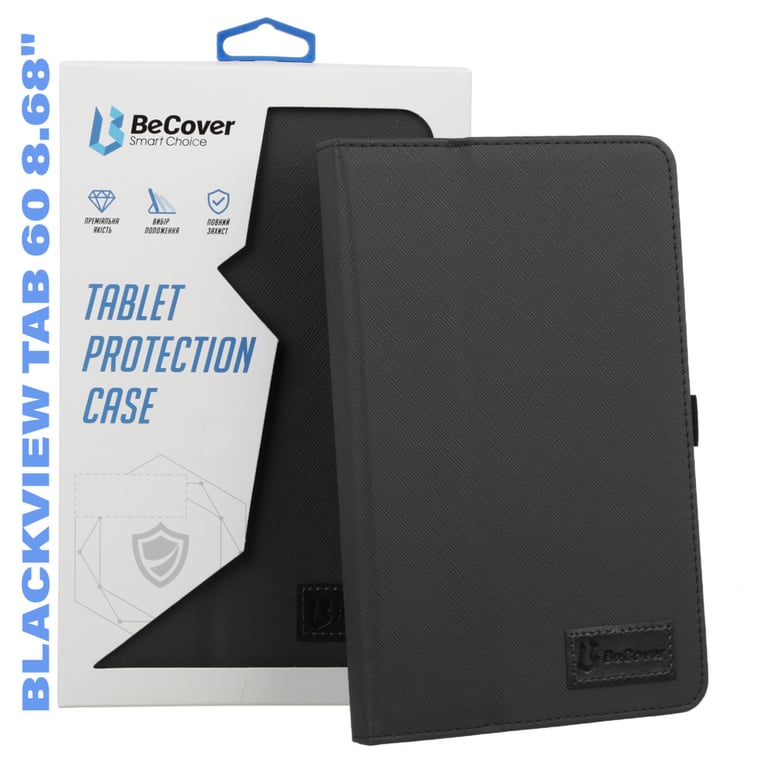 Чохол до планшета BeCover Slimbook Blackview Tab 60 8.68" Black (712833) - фото 6