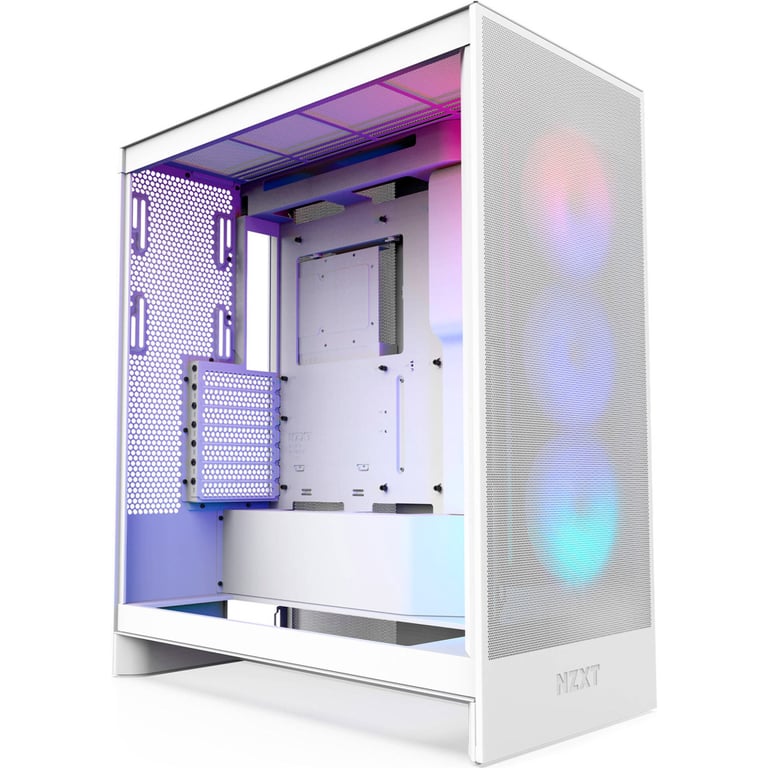 Корпус для ПК NZXT H7 Flow RGB All White (CM-H72FW-R1)