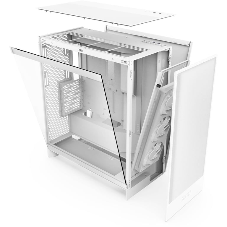 Корпус для ПК NZXT H7 Flow RGB All White (CM-H72FW-R1) - фото 10
