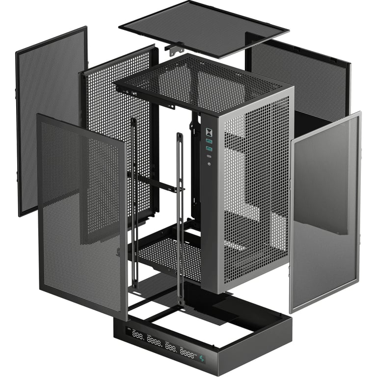 Корпус Deepcool CH170 Digital Black (R-CH170-BKNPI0D-G-1) - фото 11