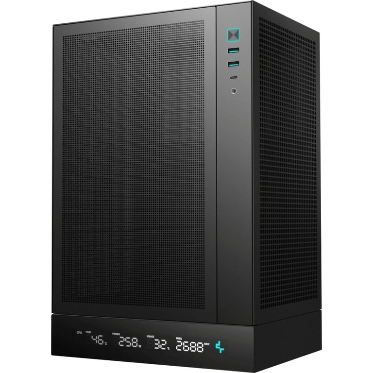 Корпус Deepcool CH170 Digital Black (R-CH170-BKNPI0D-G-1) - фото 8