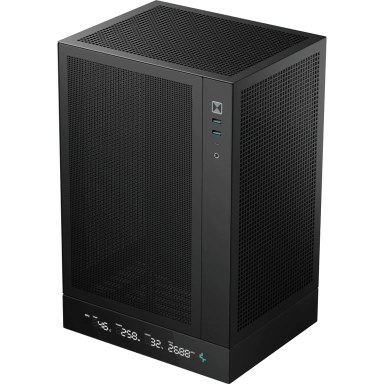 Корпус Deepcool CH170 Digital Black (R-CH170-BKNPI0D-G-1) - фото 9