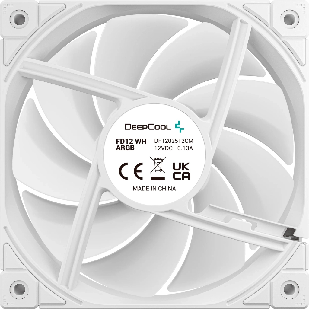 Кулер до корпусу Deepcool FD12 WH (R-FD12-WHNPN1-G) - фото 4 Кулер до корпусу Deepcool FD12 WH (R-FD12-WHNPN1-G) - фото 4