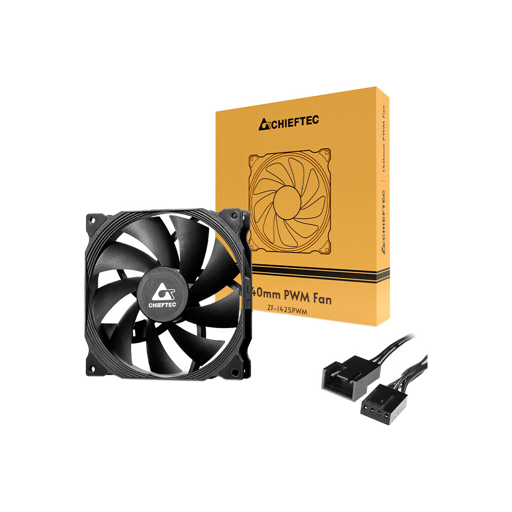 Кулер до корпусу Chieftec ZF-1425PWM - фото 5 Кулер до корпусу Chieftec ZF-1425PWM - фото 5