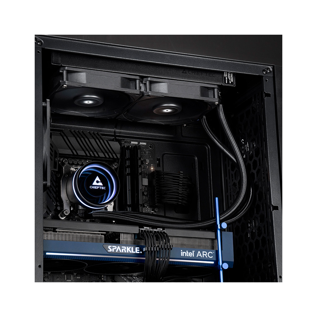 Система рідинного охолодження Chieftec Iceberg 240 DARK (CLC-240-BLK) - фото 11 Система рідинного охолодження Chieftec Iceberg 240 DARK (CLC-240-BLK) - фото 11