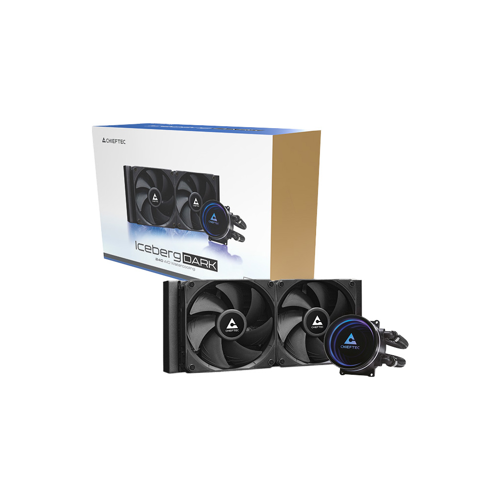Система рідинного охолодження Chieftec Iceberg 240 DARK (CLC-240-BLK) - фото 7 Система рідинного охолодження Chieftec Iceberg 240 DARK (CLC-240-BLK) - фото 7