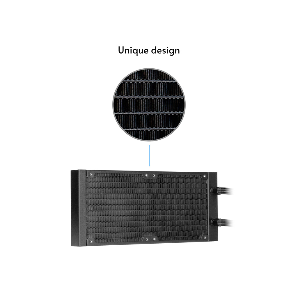 Система рідинного охолодження Chieftec Iceberg 240 DARK (CLC-240-BLK) - фото 8 Система рідинного охолодження Chieftec Iceberg 240 DARK (CLC-240-BLK) - фото 8