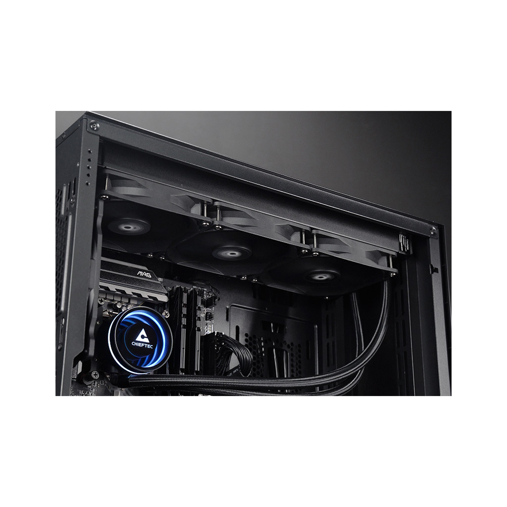 Система рідинного охолодження Chieftec Iceberg 360 DARK (CLC-360-BLK) - фото 11 Система рідинного охолодження Chieftec Iceberg 360 DARK (CLC-360-BLK) - фото 11