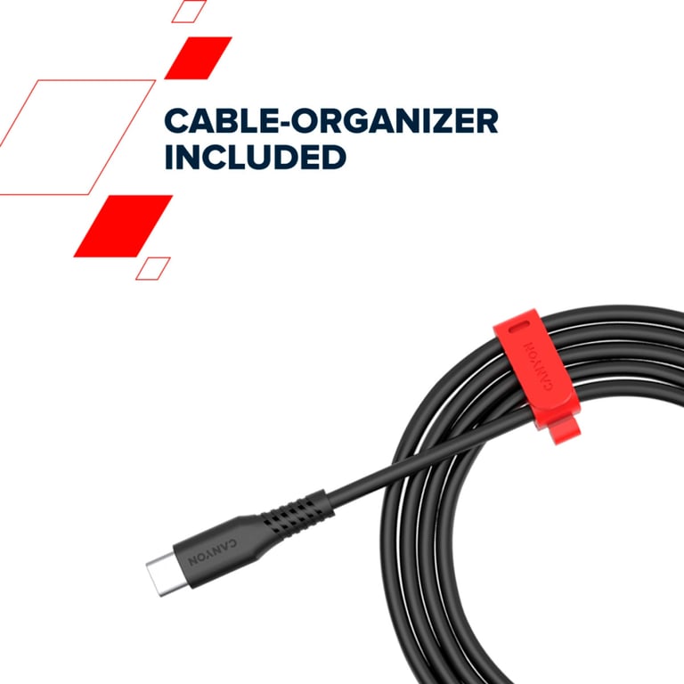 Дата кабель USB-C to USB-C 2.0m CC60SC 60W White Canyon (CNS-CC60SC20W) - фото 6