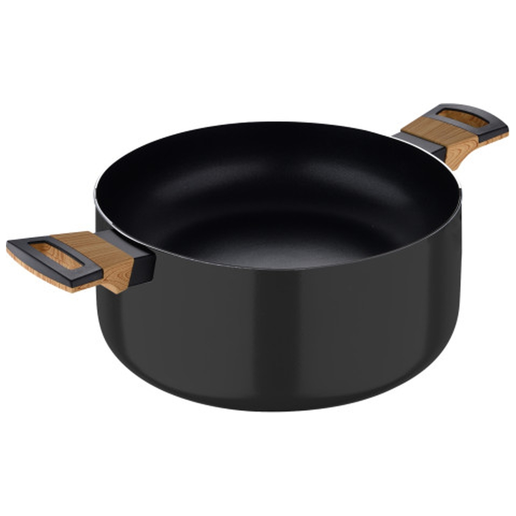 Каструля Bergner Earth black, з кришкою 24 см, 4.3 л (BG-32036-BK) - фото 3 Каструля Bergner Earth black, з кришкою 24 см, 4.3 л (BG-32036-BK) - фото 3