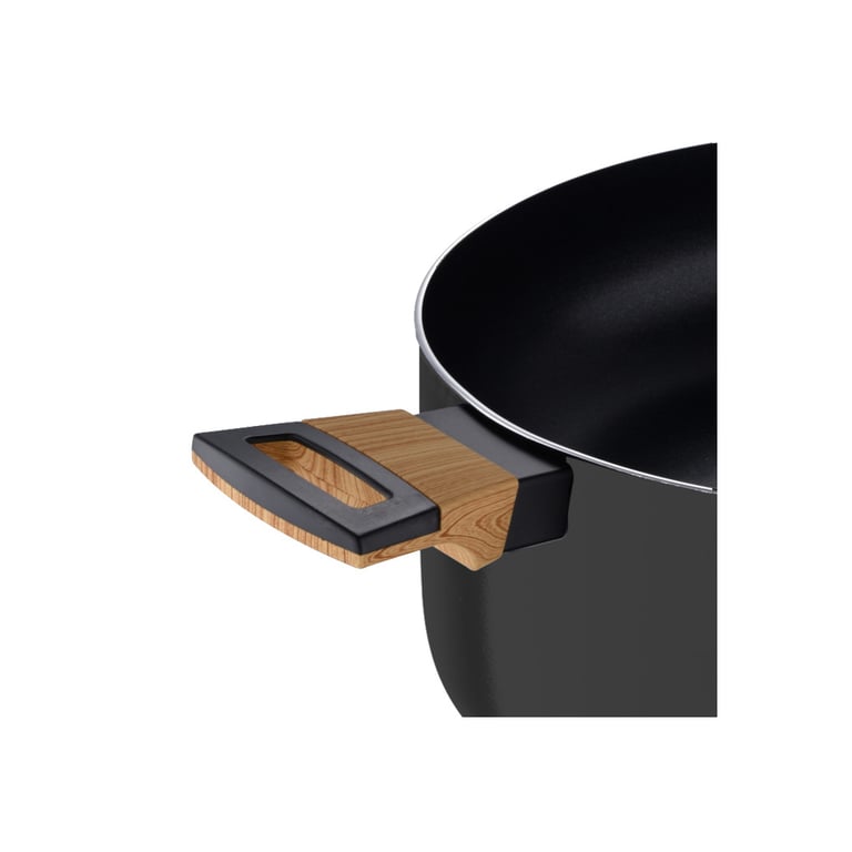 Каструля Bergner Earth black, з кришкою 28 см, 6 л (BG-32037-BK) - фото 6