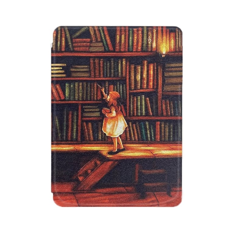 Чохол до електронної книги BeCover Smart Case Amazon Kindle Paperwhite 12th Gen. 2024 7"/Colorsoft (2024) Library Girl (712856) - фото 2