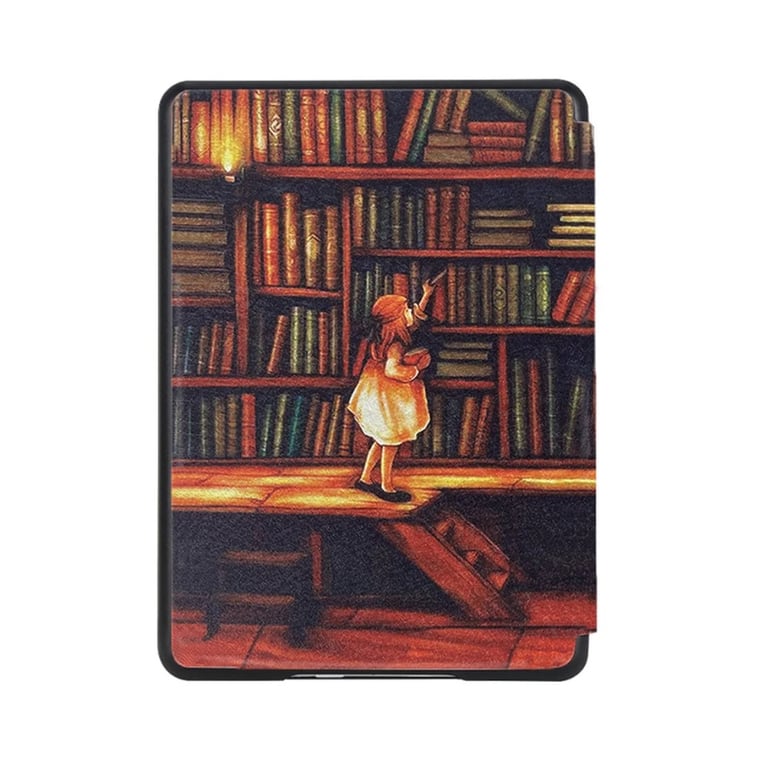 Чохол до електронної книги BeCover Smart Case Amazon Kindle Paperwhite 12th Gen. 2024 7"/Colorsoft (2024) Library Girl (712856) - фото 3