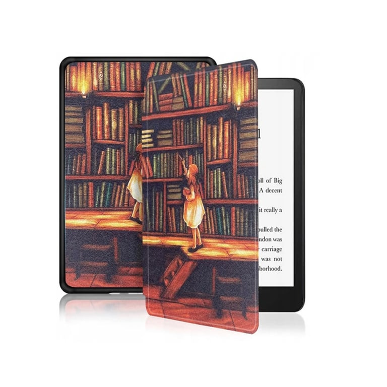Чохол до електронної книги BeCover Smart Case Amazon Kindle Paperwhite 12th Gen. 2024 7"/Colorsoft (2024) Library Girl (712856) - фото 4