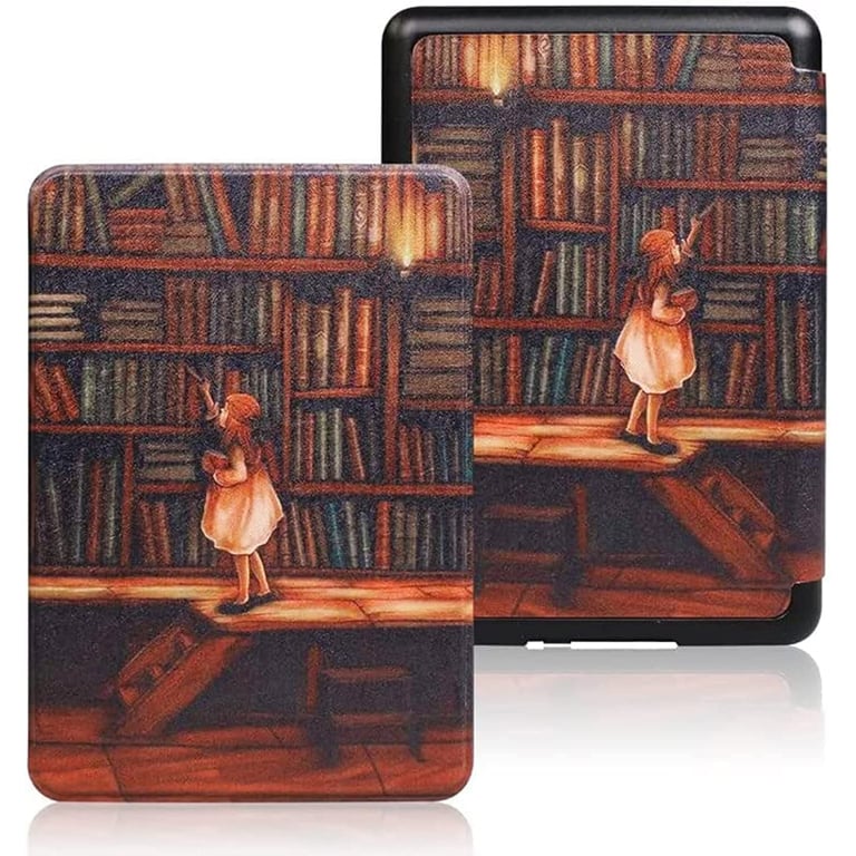 Чохол до електронної книги BeCover Smart Case Amazon Kindle Paperwhite 12th Gen. 2024 7"/Colorsoft (2024) Library Girl (712856) - фото 6