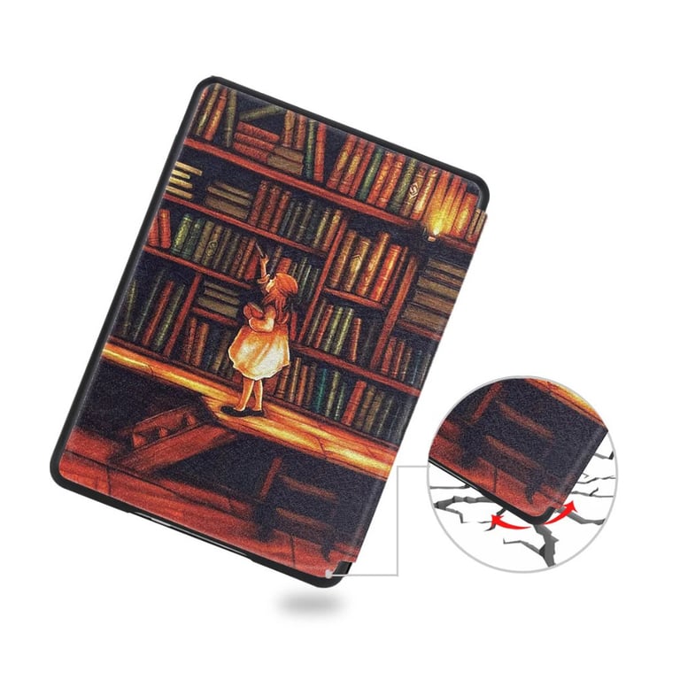 Чохол до електронної книги BeCover Smart Case Amazon Kindle Paperwhite 12th Gen. 2024 7"/Colorsoft (2024) Library Girl (712856) - фото 7