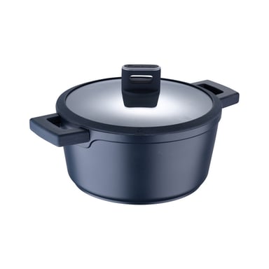 Каструля MasterPro Indigo з кришкою 24 см 4,5 л (BGMP-7979) - фото 1
