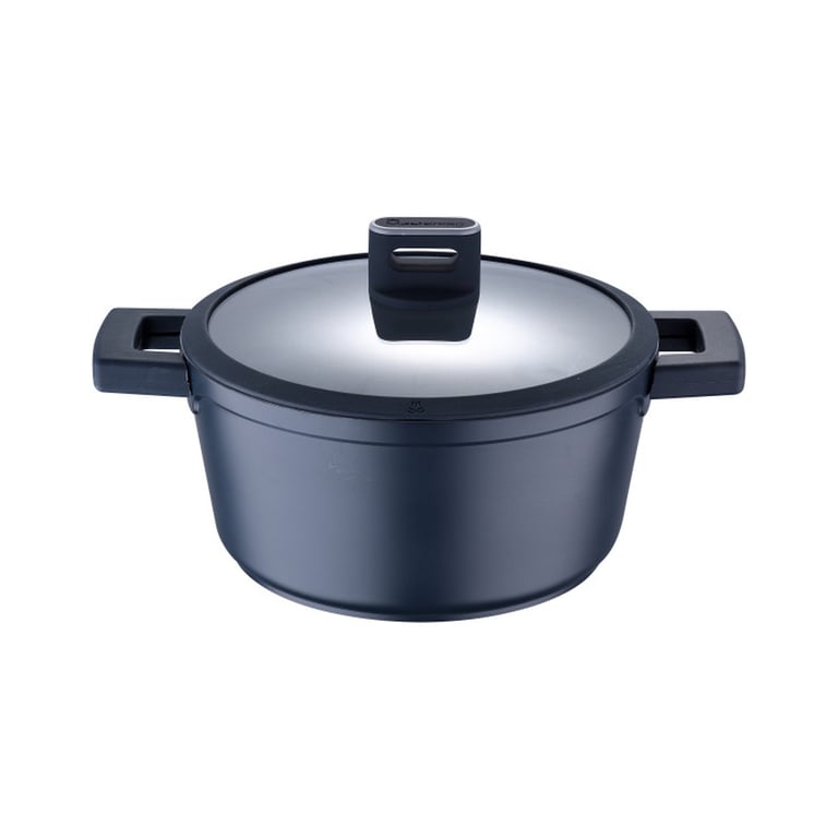 Каструля MasterPro Indigo з кришкою 24 см 4,5 л (BGMP-7979) - фото 2