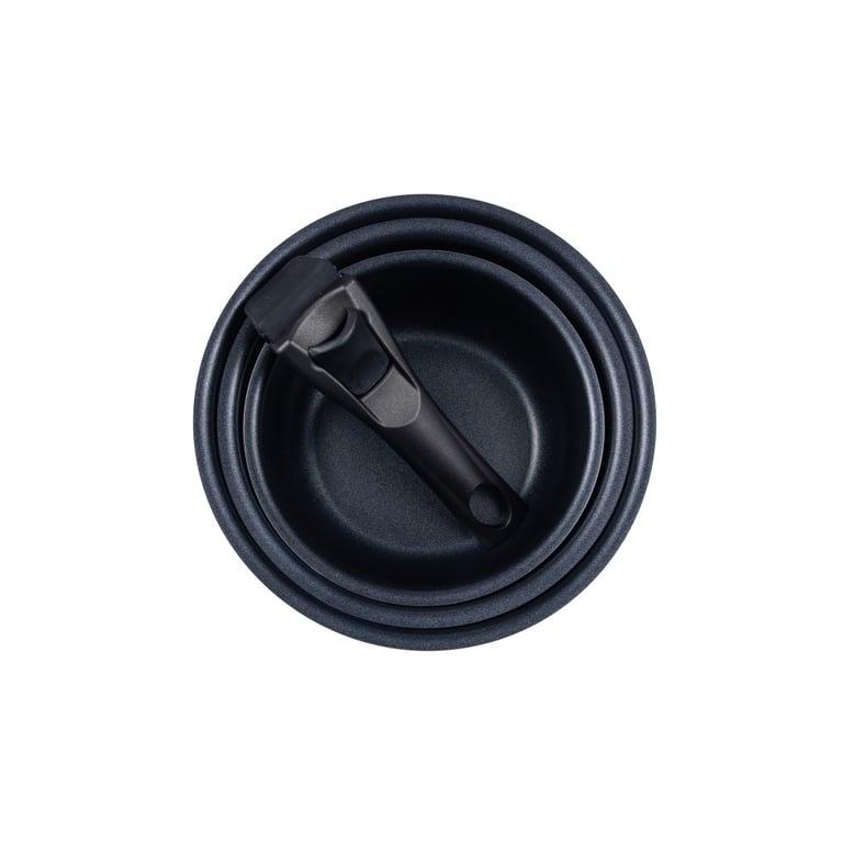 Ківш Bergner Click & cook, набір зі знімною ручкою 16/18/20 см, 4 предмети (BG-31608-RD) - фото 10