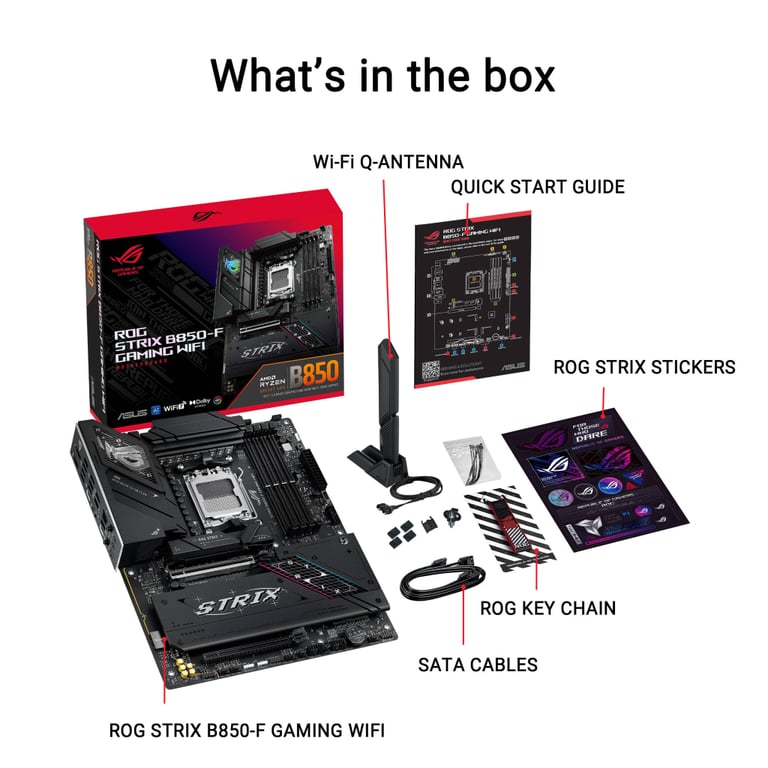 Материнська плата ASUS ROG STRIX B850-F GAMING WIFI - фото 4