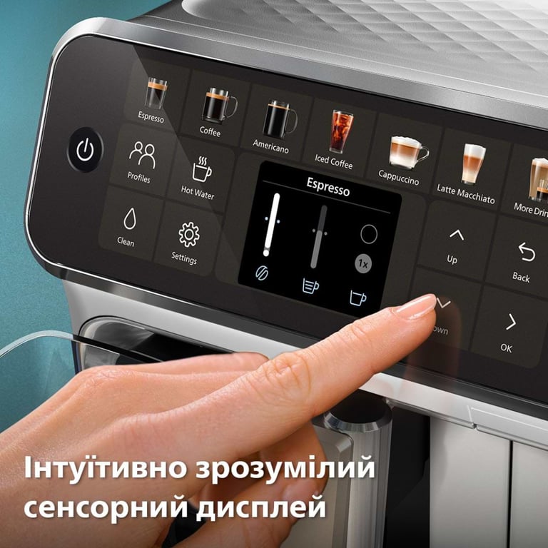 Кавомашина Philips Series 4400 LatteGo EP 4443/70 (EP4443/70) - фото 7