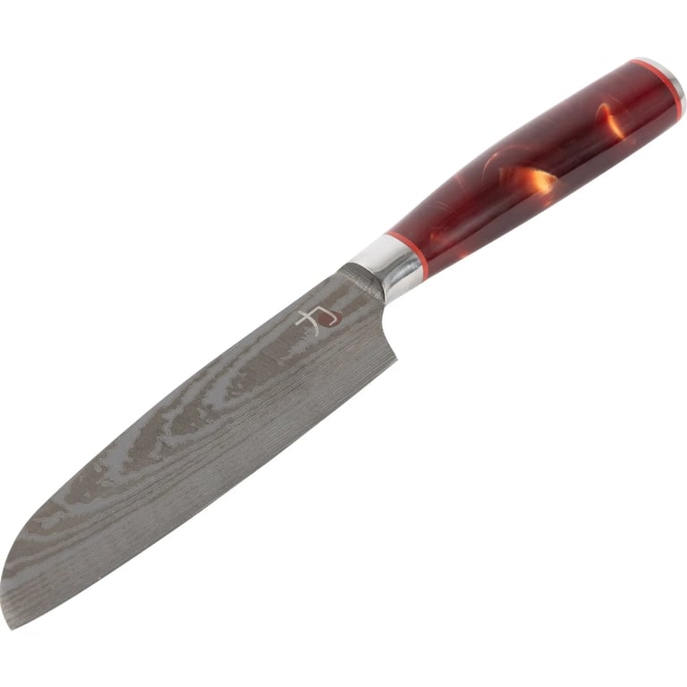 Кухонний ніж MasterPro Tetsu, сантоку, 12.5 см, коричневий (BGMP-4129-BR) - фото 2