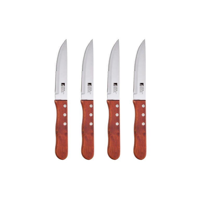 Набір ножів Bergner Bbq lovers для стейків, 4 предмети (BG-40201-MM) - фото 1