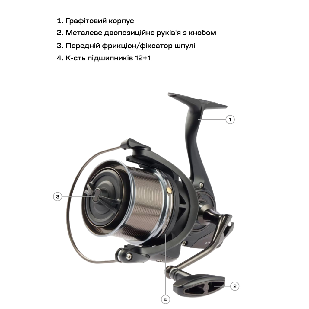 Котушка Brain Mission SE Reel 9000 12+1 BB 4.11 (1858.47.11) - фото 5 Котушка Brain Mission SE Reel 9000 12+1 BB 4.11 (1858.47.11) - фото 5