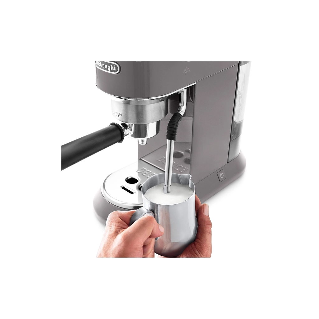 Ріжкова кавоварка еспресо DeLonghi EC 885 GY (Dedica Arte) - фото 6 Ріжкова кавоварка еспресо DeLonghi EC 885 GY (Dedica Arte) - фото 6