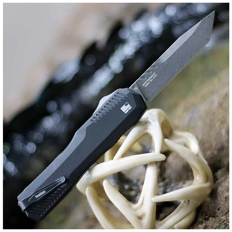 Ніж Kershaw Livewire Tanto Black Stonewash (9000T) - фото 8