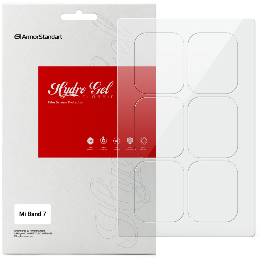 Плівка захисна Armorstandart Xiaomi Redmi Watch 5 6pcs (ARM83398) - фото 1 Плівка захисна Armorstandart Xiaomi Redmi Watch 5 6pcs (ARM83398) - фото 1