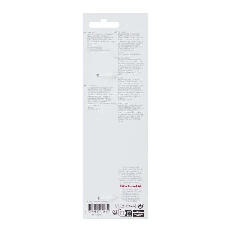 Лопатка кухонна KitchenAid Coreline силіконова, 34 см, сірий (KAS030OHCGG) - фото 4