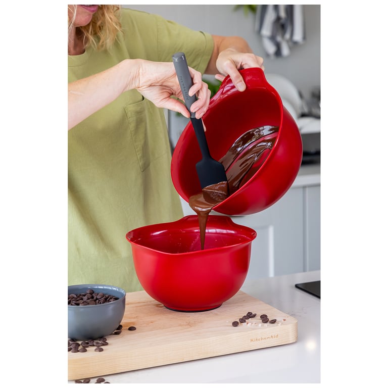 Лопатка кухонна KitchenAid Coreline силіконова, 34 см, сірий (KAS030OHCGG) - фото 5