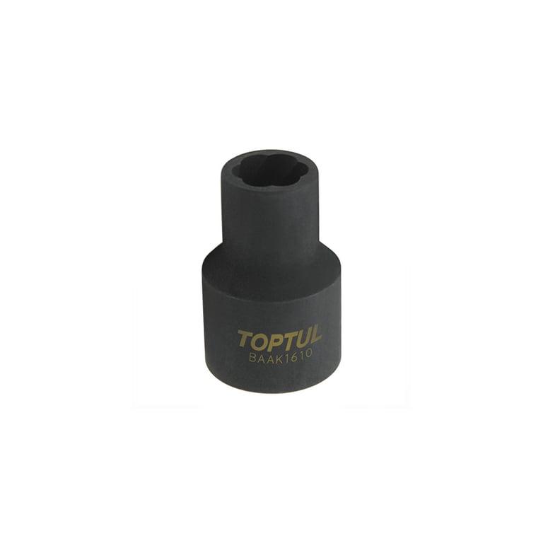 Торцева головка Toptul для пошкоджених гайок 1/2″ 16мм (BAAK1616)