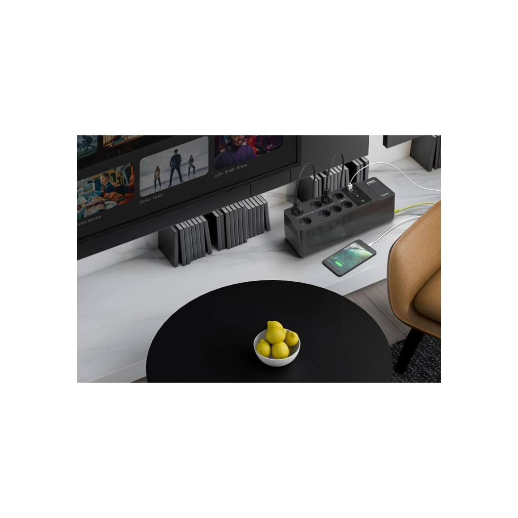 Пристрій безперебійного живлення APC Back-UPS 1050VA, 600W (BE1050G2-GR) - фото 8 Пристрій безперебійного живлення APC Back-UPS 1050VA, 600W (BE1050G2-GR) - фото 8