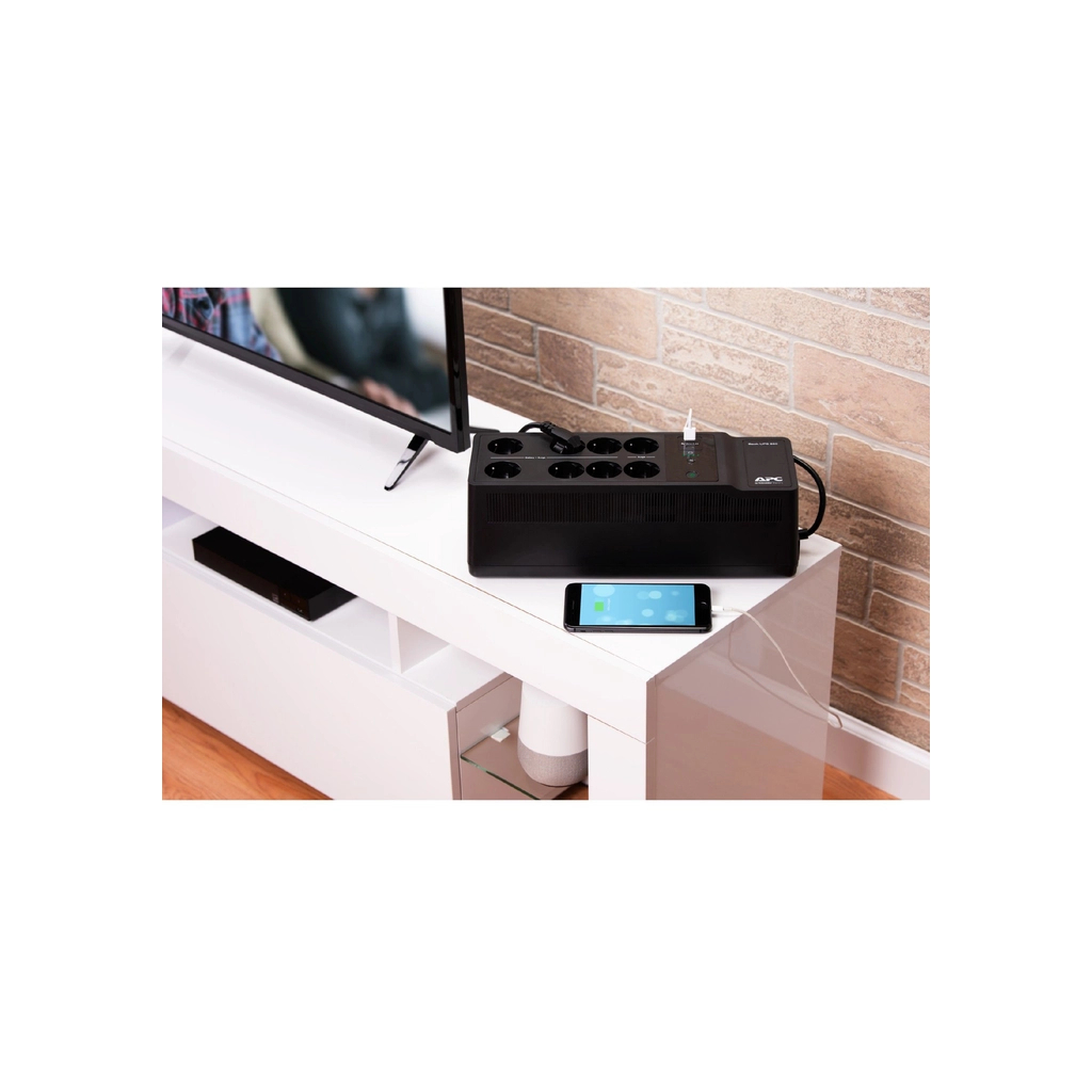 Пристрій безперебійного живлення APC Back-UPS 850VA, 520W (BE850G2-GR) - фото 4 Пристрій безперебійного живлення APC Back-UPS 850VA, 520W (BE850G2-GR) - фото 4