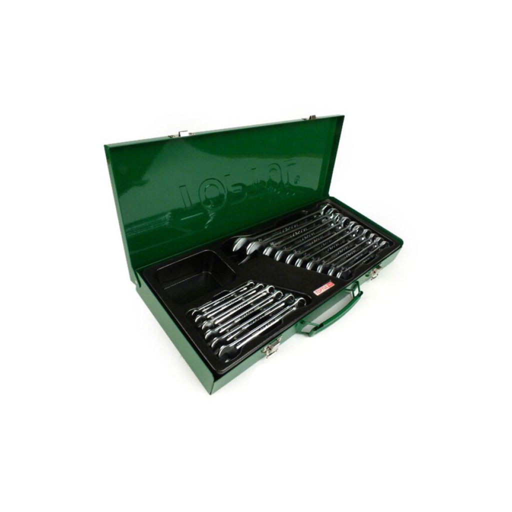 Ключ Toptul ріжково-накидний 16 шт. 6-24мм (кейс) (GAAD1603) - фото 2 Ключ Toptul ріжково-накидний 16 шт. 6-24мм (кейс) (GAAD1603) - фото 2