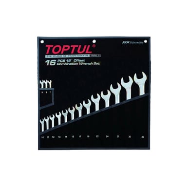 Ключ Toptul ріжково-накидний 16 шт. 7-32 Hi-Performance (GPAX1601) - фото 1