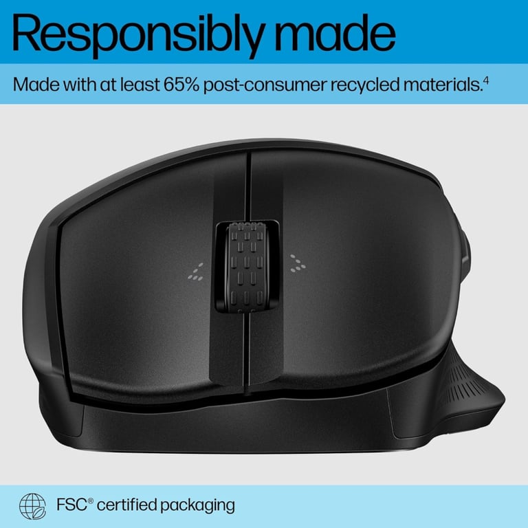 Мишка HP 480 Comfort Bluetooth Black (8T6M3AA) - фото 5