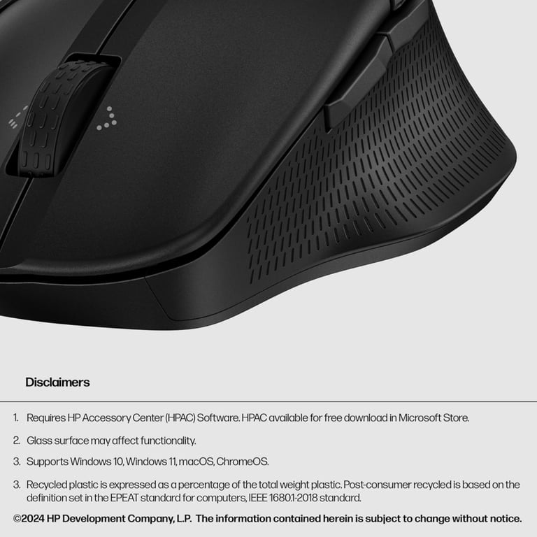 Мишка HP 480 Comfort Bluetooth Black (8T6M3AA) - фото 7