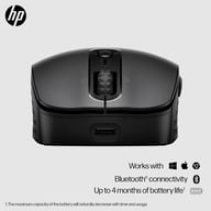 Мишка HP 690 Rechargeable Bluetooth Black (7M1D4AA) - фото 2