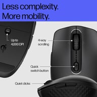 Мишка HP 690 Rechargeable Bluetooth Black (7M1D4AA) - фото 5