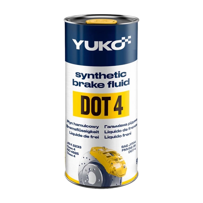 Гальмівна рідина Yuko ДОТ-4 1л (4823110403112) - фото 1